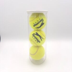 Slazenger Wimbledon Tennis Balls 3 Count Sealed Pressurized Tube Optic Yellow